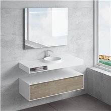Conjunto encimera+lavabo JUNO cajón NATUGAMA