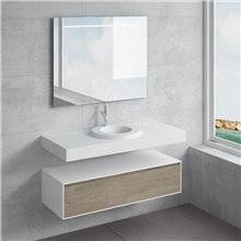 Conjunto encimera+lavabo LARES NATUGAMA