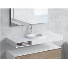 Conjunto encimera+lavabo LARES cajón NATUGAMA