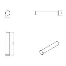 Portarrollo recto minimalism COSMIC