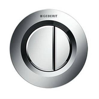 Pulsador Geberit01 Cromado Brillante cisterna 8 cm