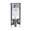 Pulsador Geberit10 Blanco-Dorado cisterna 12 cm