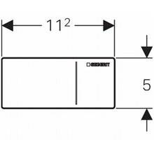 Pulsador Geberit70 Negro cisterna Sigma 8 cm
