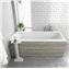 Ba&ntilde;era Jazz L encastrada 180x80 cm con estructura b10