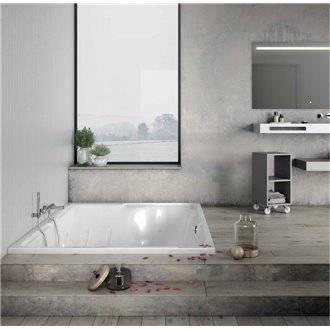 Ba&ntilde;era Iman encastrada con estructura b10