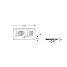 Plato 140cm Italia Roca