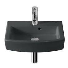 Lavabo mural graphit Hall 45x38cm Roca