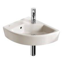 Lavabo mural pergamón Hall 35x43cm izda Roca