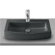 Lavabo sobrencimera sin orificio graphit Hall Roca