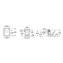Inodoro compacto suspendido pergam&oacute;n Hall Roca