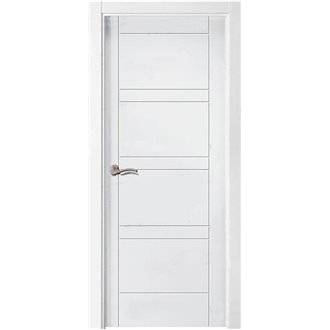 Puerta interior lisa LACADA BLANCA P4