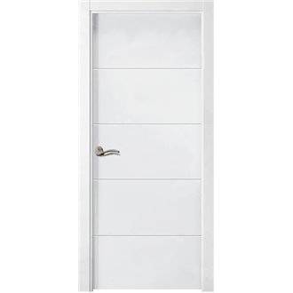 Puerta interior lisa LACADA BLANCA PVT5