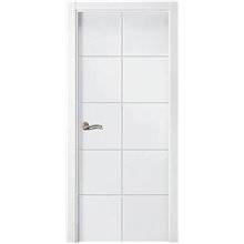 Puerta interior lisa LACADA BLANCA PVT10
