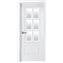 Puerta interior LACADA BLANCA vidriera P12-V6