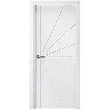 Puerta interior lisa LACADA BLANCA P-RADIAL