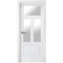 Puerta interior LACADA BLANCA vidriera UR140-V3