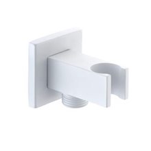 Salida de flexo y soporte de ducha cuadrado BL Imex
