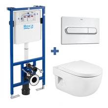 Pack inodoro suspendido MERIDIAN DUPLO ROCA