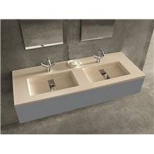 Lavabo encimera 2 senos SENDA Resigres