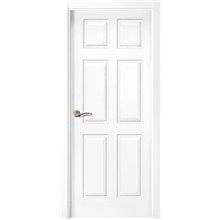 Puerta interior LACADA BLANCA fresada Playa