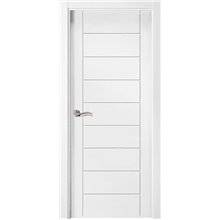 Puerta interior lisa LACADA BLANCA PL-204