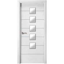 Puerta interior vidriera LACADA BLANCA PL-222-V5