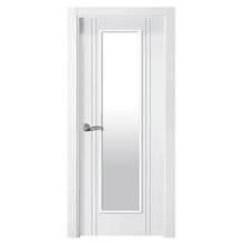 Puerta interior vidriera LACADA BLANCA Galicia-V1