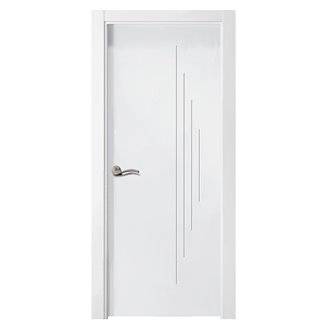 Puerta interior lisa LACADA BLANCA PL-1100