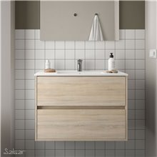 Mueble 60cm Blanco de 2 cajones SALGAR NOJA