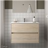 Mueble 81cm Roble Caledonia de 2 cajones Noja Salgar