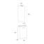 Mueble Blanco con puerta SALGAR MICRO