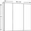 Mueble camerino tr&iacute;ptico 100 TEGLER