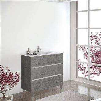 Mueble con lavabo Roble Smoky Imperia TEGLER