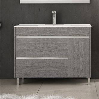 Mueble con lavabo Roble Smoky Caprera TEGLER