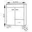Mueble con lavabo Roble Evasi&oacute;n Samos TEGLER