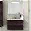 Mueble con lavabo de fondo reducido Roble Sinatra Ibiza TEGLER