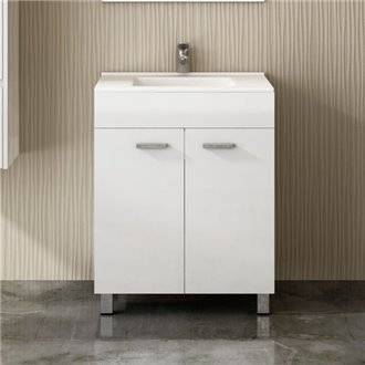 Mueble con lavabo Blanco brillo ECO TEGLER