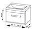 Mueble con lavabo Blanco brillo Florencia TEGLER