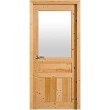 Puerta interior RUSTICA vidriera PM-3002-V