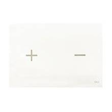 Placa pulsadora Glassy Blanco OLI
