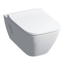 Inodoro suspendido Geberit Smyle Square Rimfree