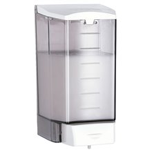 Dispensador jabón 1,1L blanco pulsador Mediclinics