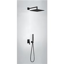 Kit de ducha monomando negro PROJECT TRES