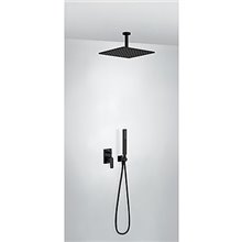 Kit de ducha monomando negro 80 PROJECT TRES