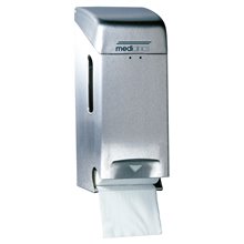 Portarrollos doble rollo gris 0,9kg Mediclinics