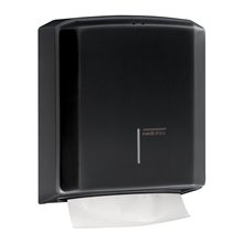 Dispensador 400/600 toallas negro Mediclinics