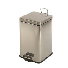 Papelera cuadrada pedal 6L brillante Mediclinics