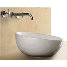 Lavabo sobre encimera 42 ovalado asimetricos GME