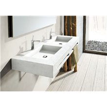 Lavabo encimera con faldón PIZARRA NUDESPOL