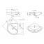 Lavabo suspendido angular EASY